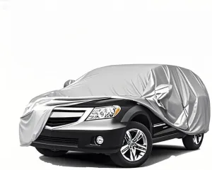 5-Layer All-Weather Waterproof Light-Weight Car Cover for Acura ZDX.Full Car Cover Outdoor Waterproof Sun Rain Snow Hail Protection,with a Free Storage Bag (Silver 2024)