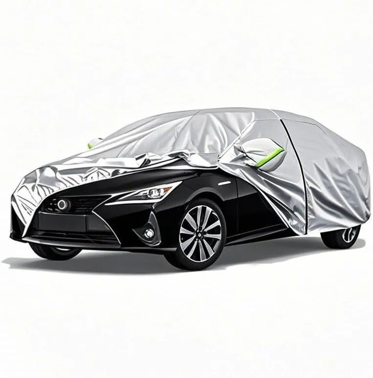 5-Layer All-Weather Waterproof Light-Weight Car Cover for Toyota GR Corolla 2023-2025.Full Car Cover Outdoor Waterproof Sun Rain Snow Hail Protection,with a Free Storage Bag (Silver)