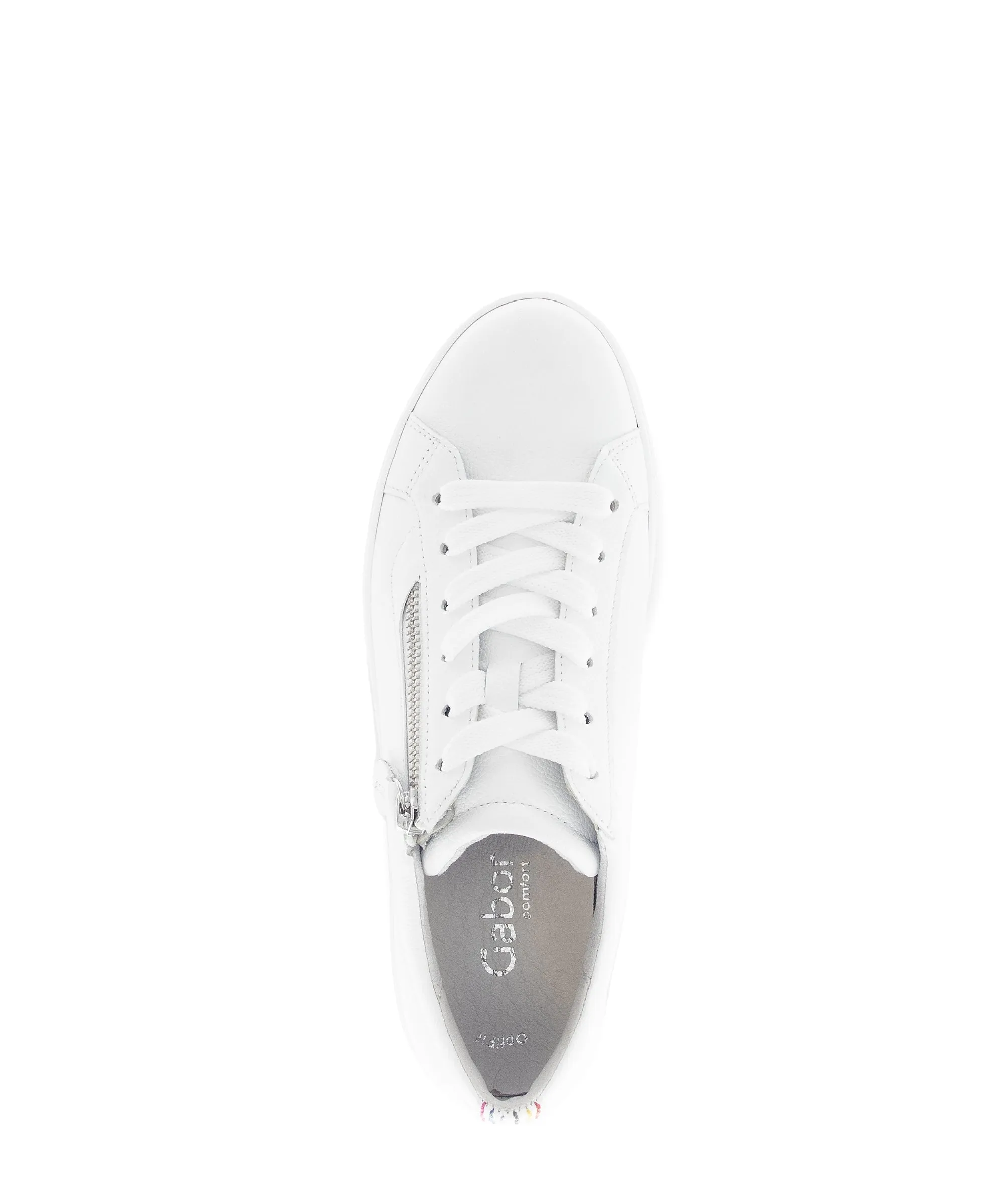 '66.518.50' women's lace-up sneaker - white