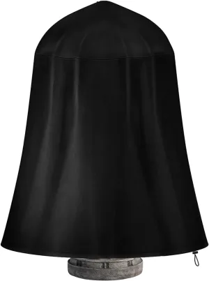 68Hx52D” Fountain Cover, Garden Statue Cover,Fountain Protector with Drawstring Weather Resistant for Winter Outdoor Patio Fountain, 210D Oxford Well Pump Cover with Drawstring Organizer Bag