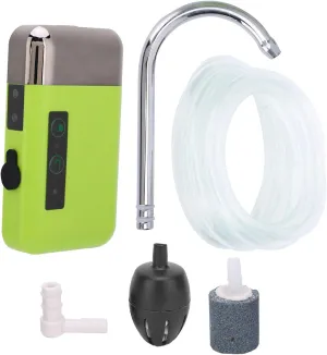 Advanced Oxygen Pump with Sensing Technology, 3 Modes and LED Light Functionality, Suitable for Fishing and Hand Washing