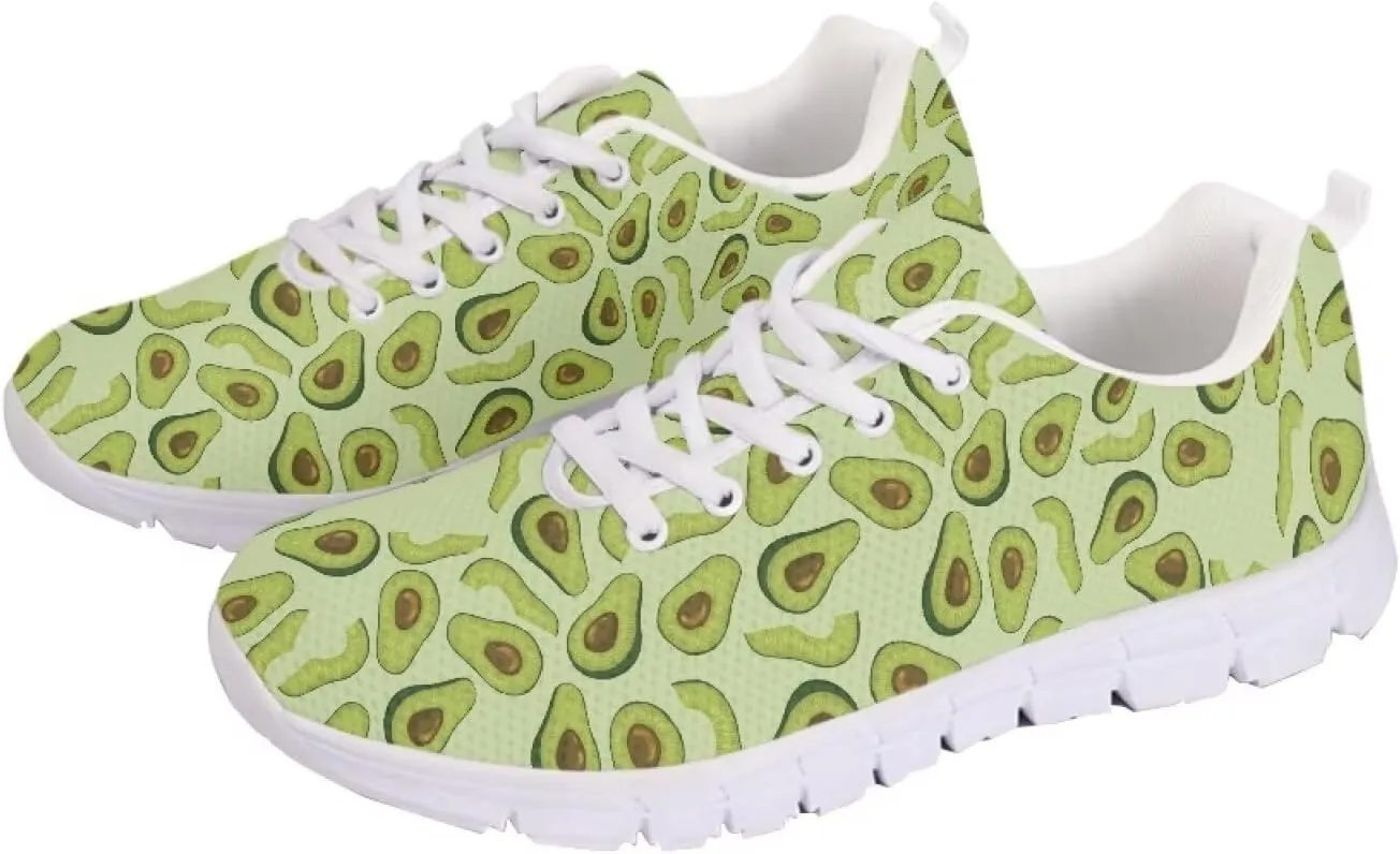 AmzPrint Women Mens Fashion Sneaker White Sole Cute Tennis Shoes for Women Black Casual Running Walking Shoes Size 6