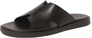 Anthony Veer Marrkesh Leather Comfort Slide/Slipper for Men | Cushioned Footbed & Durable Rubber Outsole