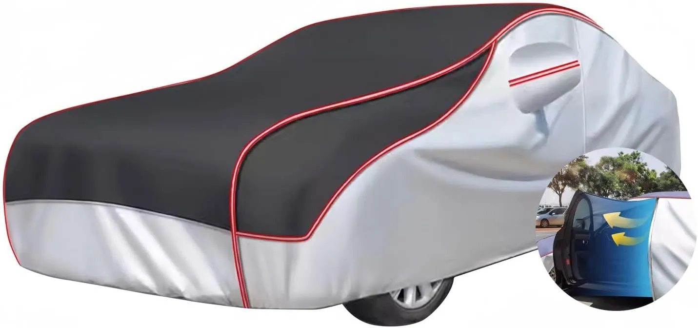 Anti-Hail Car Cover for Rolls Royce Cullinan2018-2024, Waterproof All Weather Full car Cover, Multifunctional-Layer Thickened Cotton Automobiles for Rain Snow Sun Hail(Black)