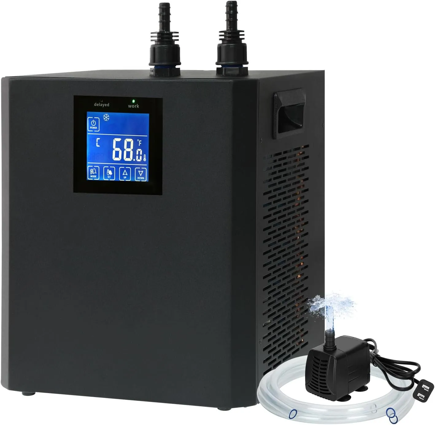 Aquarium Chiller 79 Gal, 1/3 HP Water Chiller Machine, Hydroponic Cooling System, Fish Tank Chiller with Upgraded LED display, for Axolotl Jellyfish