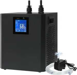 Aquarium Chiller 79 Gal, 1/3 HP Water Chiller Machine, Hydroponic Cooling System, Fish Tank Chiller with Upgraded LED display, for Axolotl Jellyfish