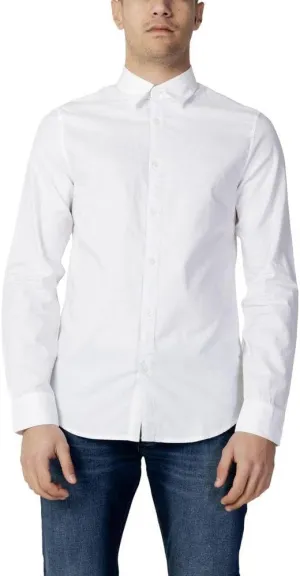 Armani Exchange Men's Slim Fit Oxford Button Up Shirt