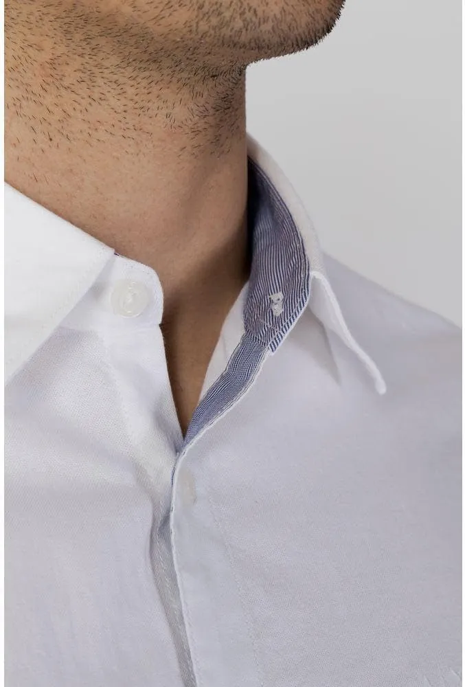 Armani Exchange Men's Slim Fit Oxford Button Up Shirt