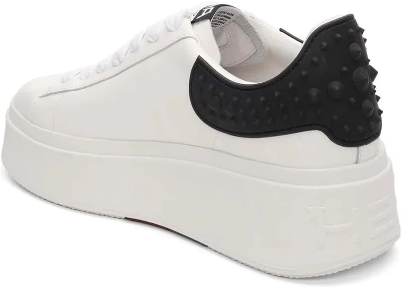 ASH Women's Moby Studs Platform Embellished Sneaker, Trendy Leather, Comfortable & Chic Design