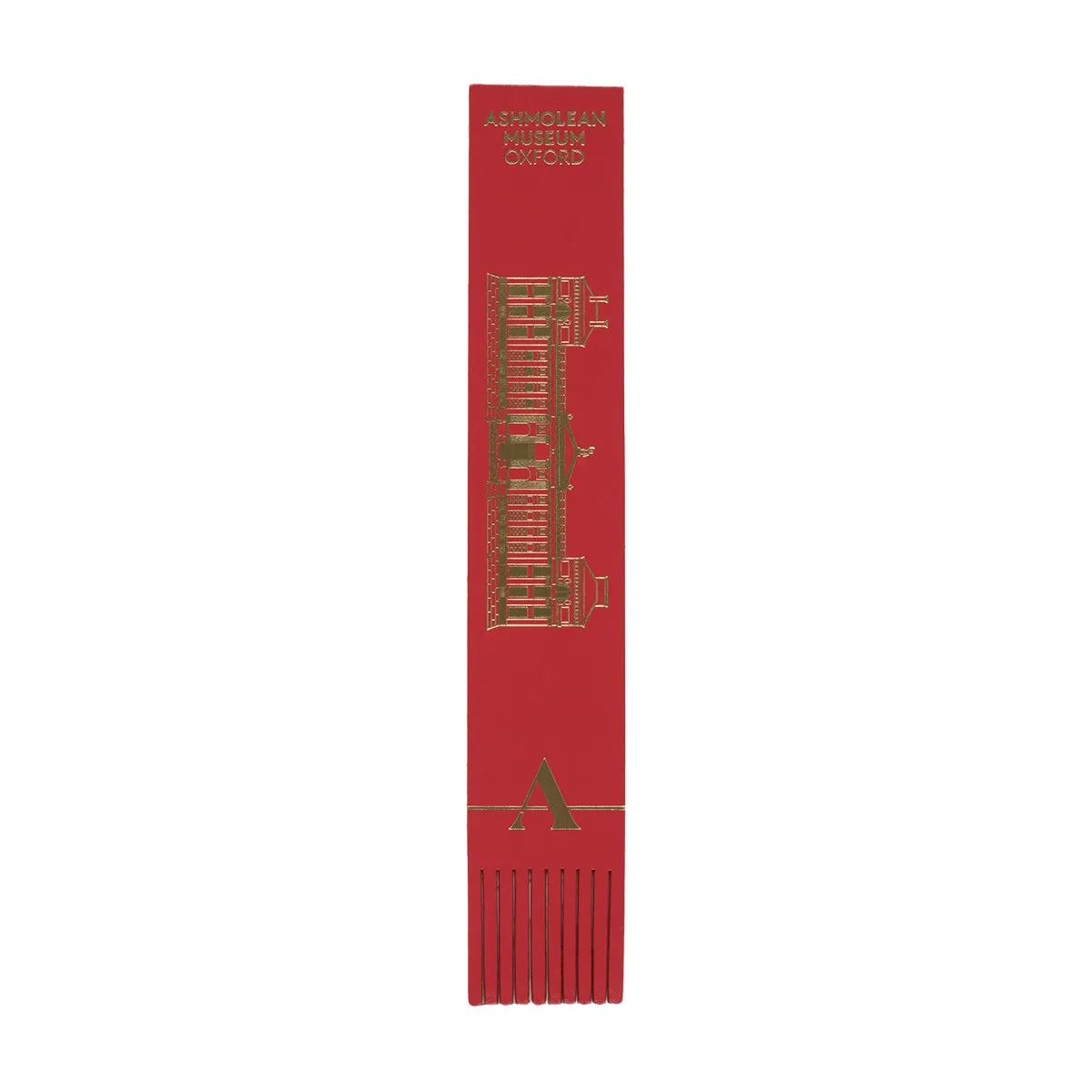 Ashmolean Building Leather Bookmark