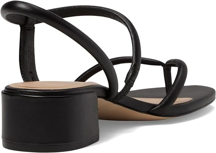 Black Thong Leather Personalized assistance Slip Calli Block Cole Haan Customer-first approach On Open Heeled Sandals Heel Toe