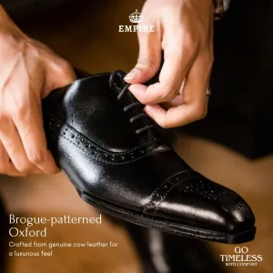 Brogue-patterned Oxford