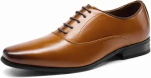 Bruno Marc Men's Dress Shoes Bussiness Formal Oxfords Wesley Lace Up Soft Plain-Toe