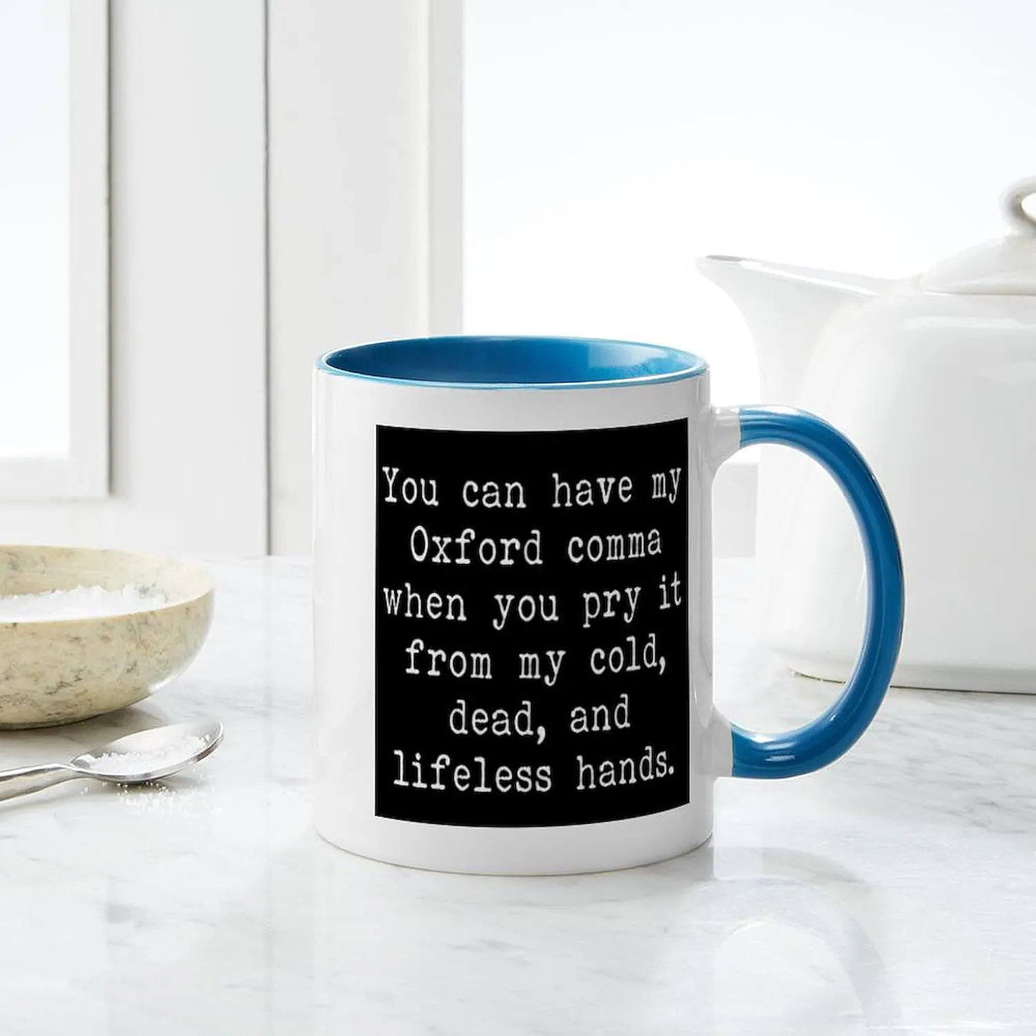 CafePress You Can Have My Oxford Comma When You Pry It Mugs 11 oz (325 ml) Ceramic Coffee Mug