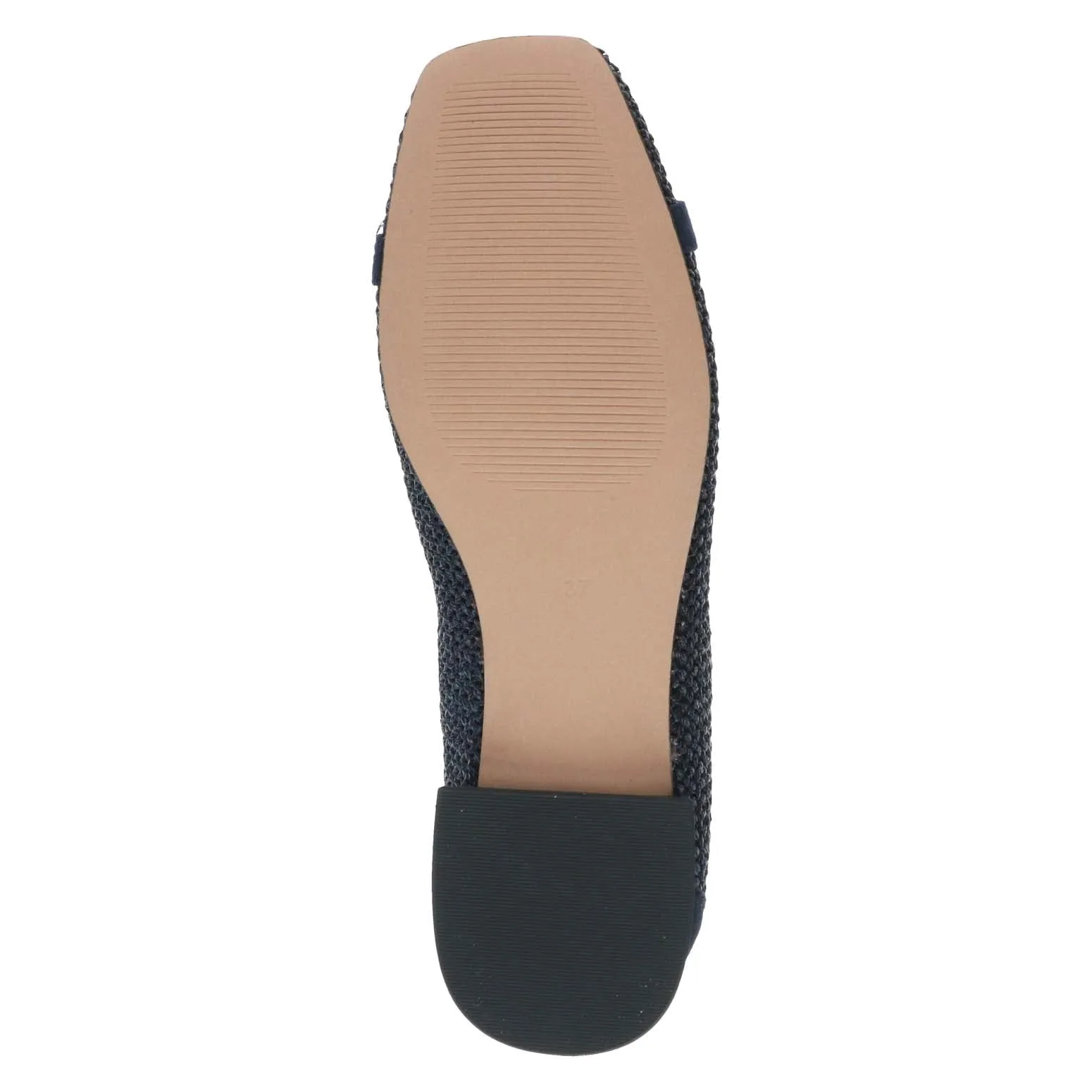 Caprice Classic Weave Pump Off Navy Comb