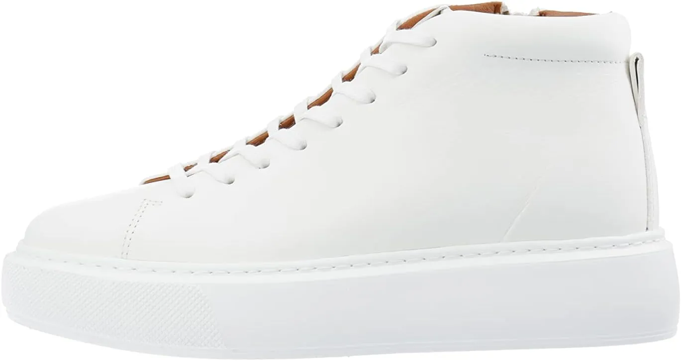 Ca'Shott A/S Women's Casida Lace Shoe Leather Vegetable Tanned Sneaker, White, 6 UK
