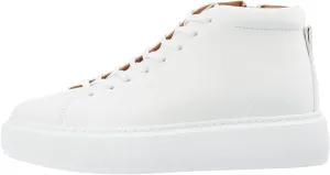 Ca'Shott A/S Women's Casida Lace Shoe Leather Vegetable Tanned Sneaker, White, 6 UK