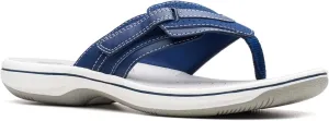 Clarks Women's Brinkley Keely Sandal, Navy 8 M