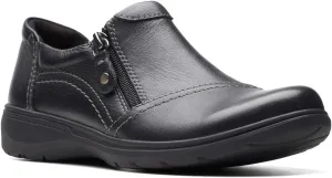 Clarks Women's Carleigh Ray Oxford, Black Leather, 6.5