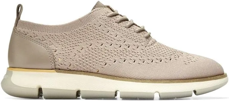 Cole Haan 4.Zerogrand Stitchlite Oxford Etherea Knit/Etherea Smooth Leather/Pumpkin/Optic White 8 C - Wide