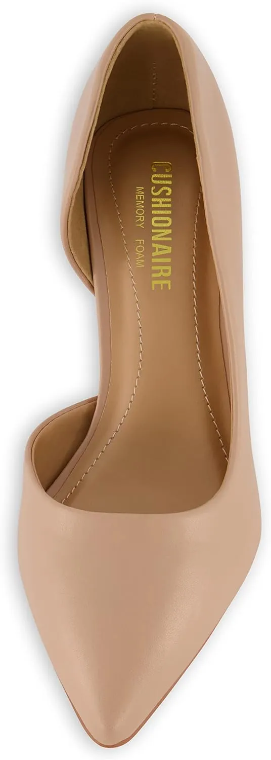 CUSHIONAIRE Women's Parma Dress Pump  Memory Foam, Wide Widths Available