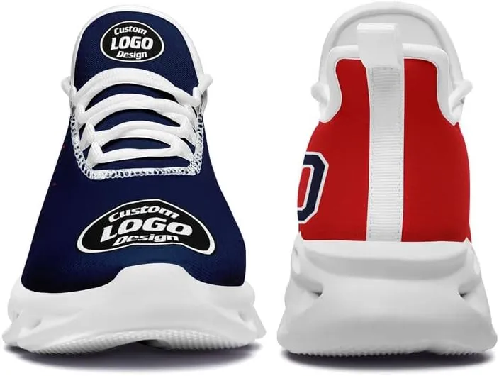 Custom Running Shoes for Men Women Print Team Company Logo Name Number Sneaker Personalized Gift Unisex Baseball Tennis Shoes