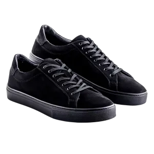 DEVIL SUEDE SNEAKER | BLACK