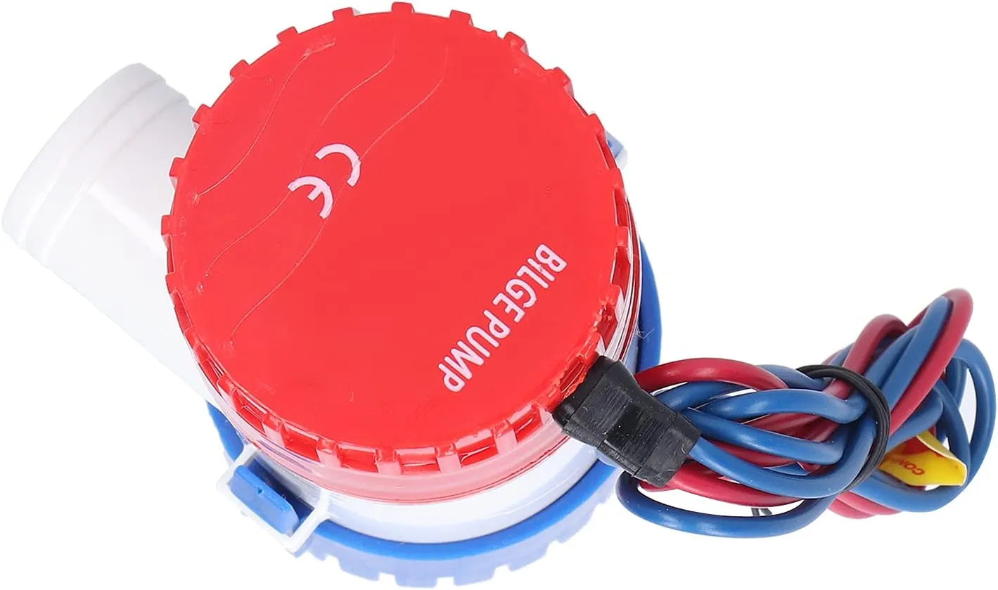 Dive Bilge Pump Efficient Electrical Small Pump for Drainage Performance 12 V/24 V 750 GPH for Boats, Ships - ABS Material (DC24V 350GPH)