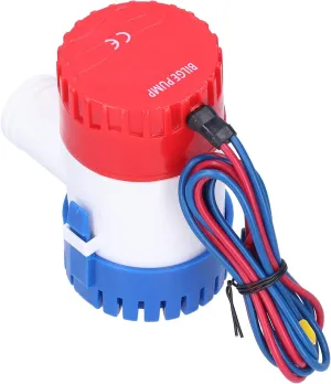 Dive Bilge Pump Efficient Electrical Small Pump for Drainage Performance 12 V/24 V 750 GPH for Boats, Ships - ABS Material (DC24V 350GPH)