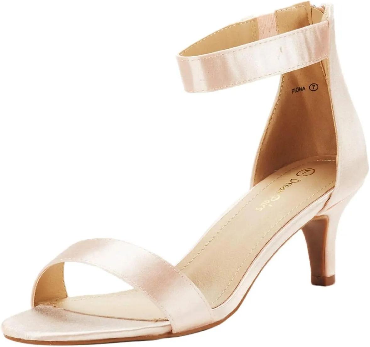 DREAM PAIRS Women's Fiona Fashion Stilettos Open Toe Pump Heeled Sandals