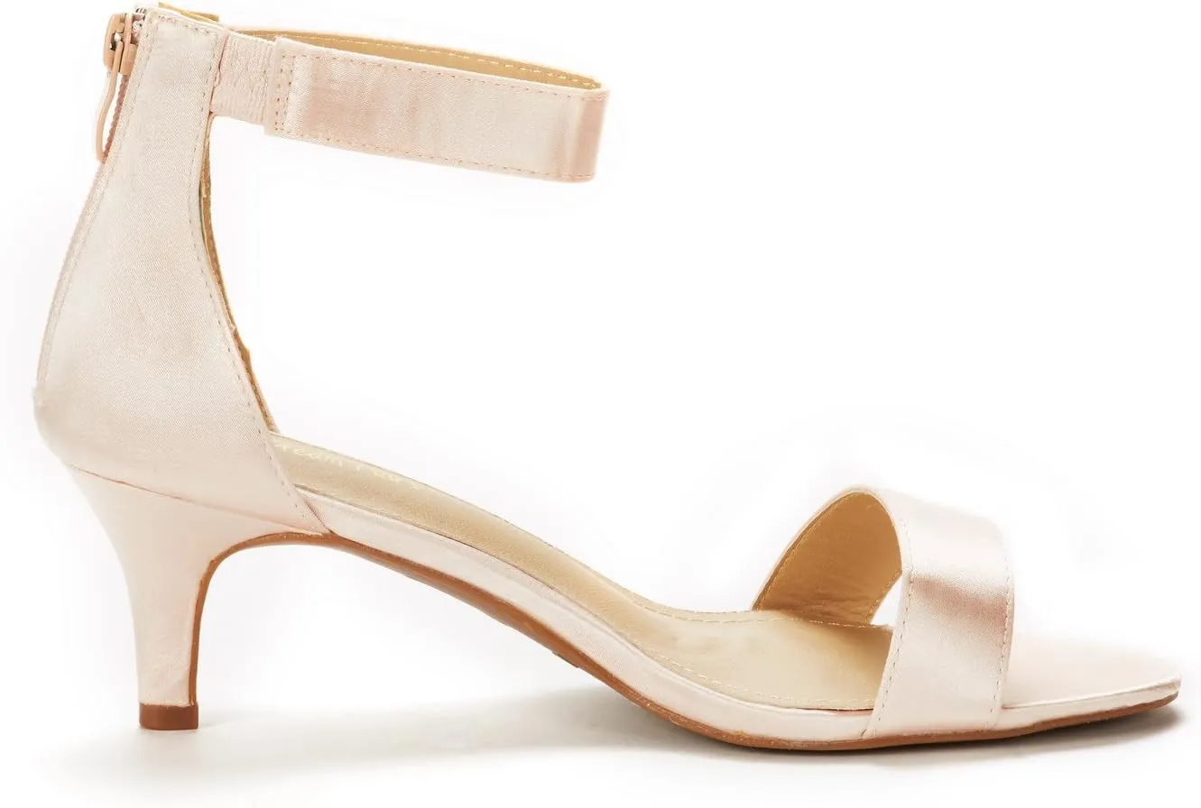 DREAM PAIRS Women's Fiona Fashion Stilettos Open Toe Pump Heeled Sandals