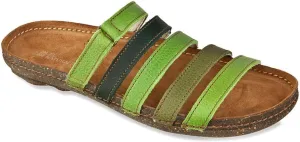 El Naturalista Womens Torcal N327 Slide Sandal Shoes, Green Mixed, EU 38 / US 8