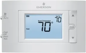 Emerson 1F83H-21NP Heat Pump (2H/1C) Non-Programmable Thermostat