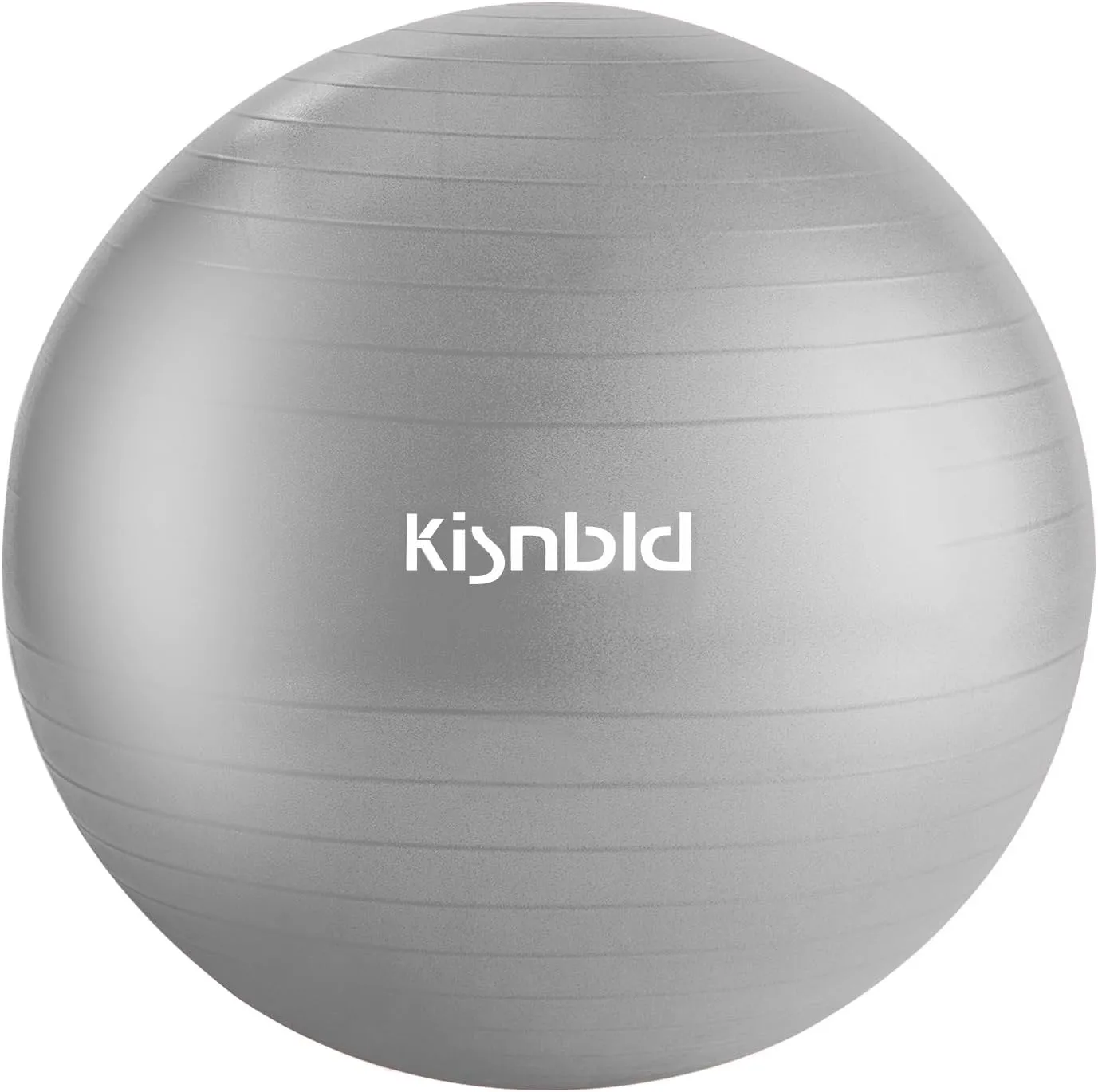 Exercise Ball, Extra Thick Yoga Ball for Workout Pregnancy Stability, Heavy Duty Fitness Ball Chair for Office, Home & Gym-(26in,Gray)