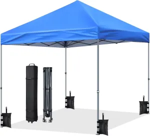 FAVOMOTO 3x3m Instant Canopy Tent Large Size Waterproof Windproof Sun Protection Instant Setup Compact for Outdoor Use