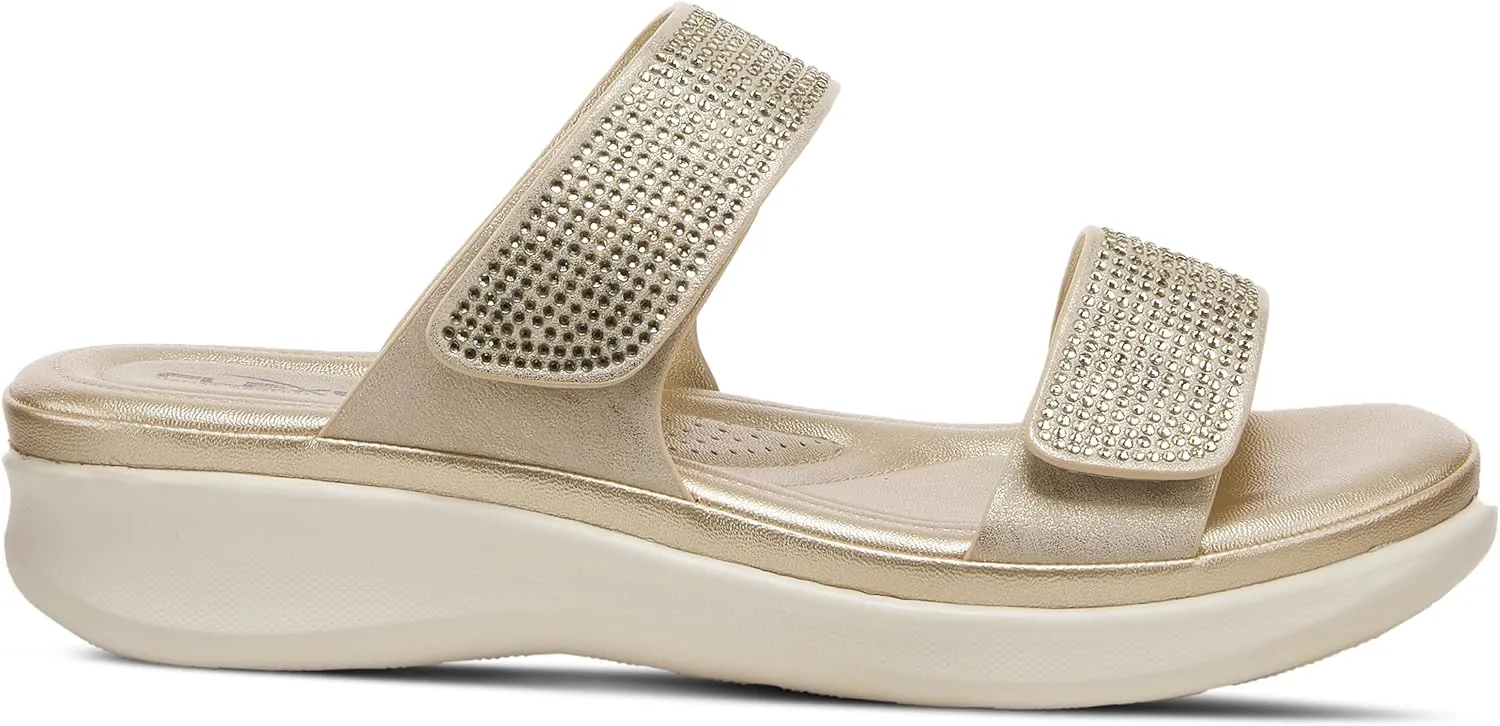 Flexus Women's Bling Slide Sandal