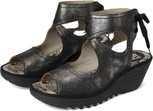 FLY London Women's Yulp571fly Wedge Sandal