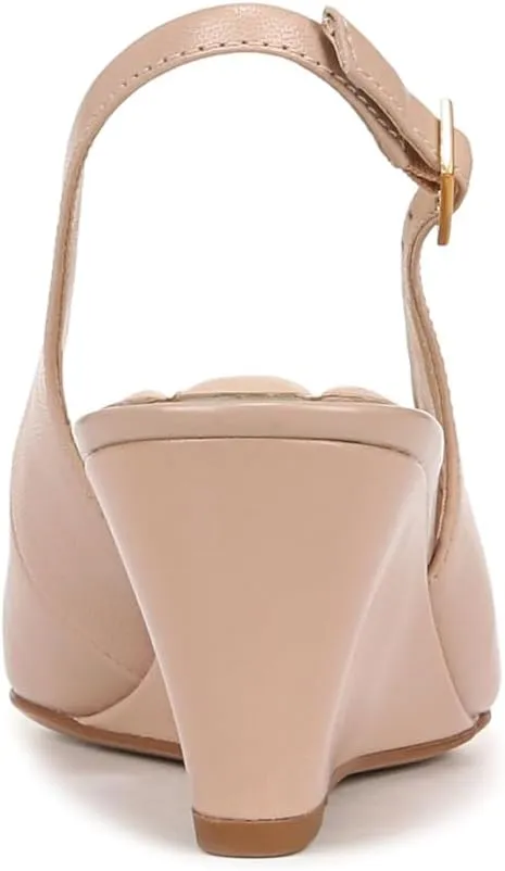 Franco Sarto Women's Tessa Pointed Toe Slingback Wedge Pump