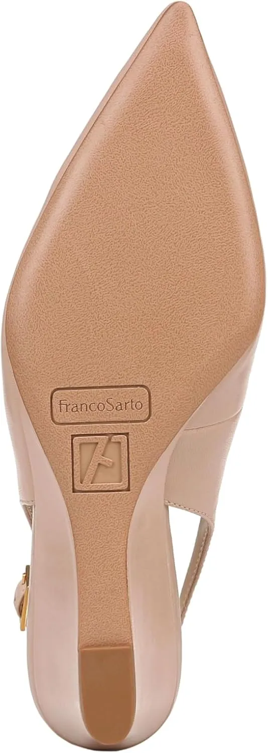 Franco Sarto Women's Tessa Pointed Toe Slingback Wedge Pump