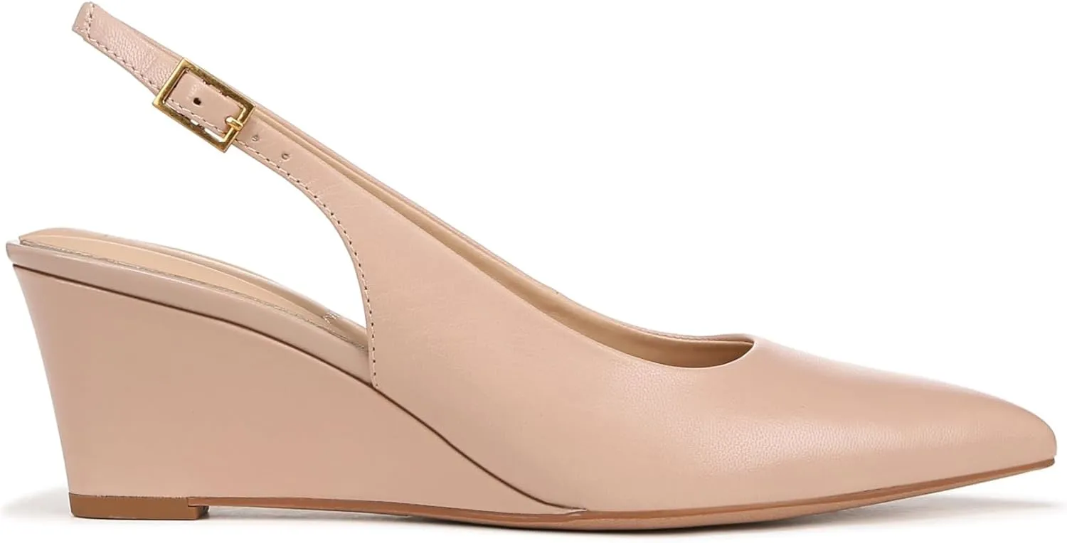 Franco Sarto Women's Tessa Pointed Toe Slingback Wedge Pump