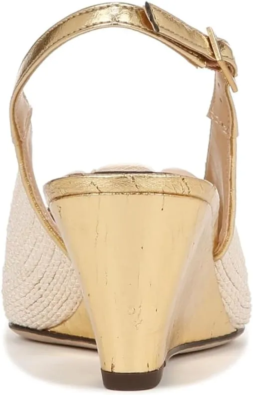 Franco Sarto Women's Tessa Pointed Toe Slingback Wedge Pump