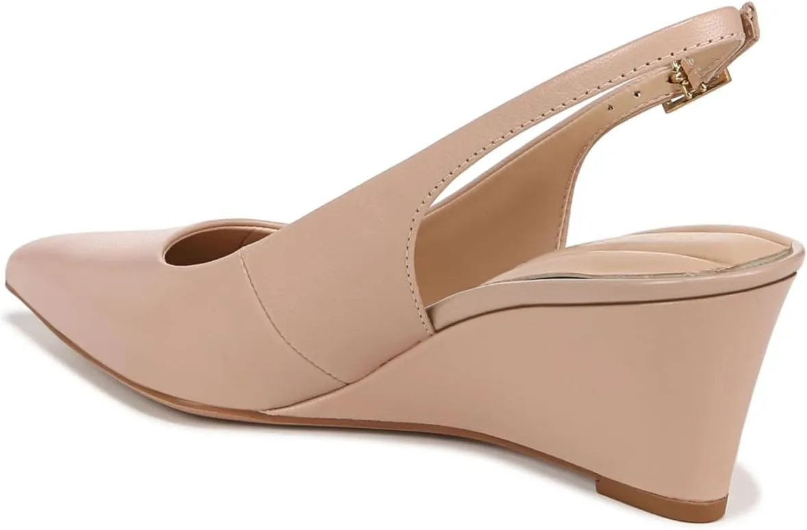 Franco Sarto Women's Tessa Pointed Toe Slingback Wedge Pump