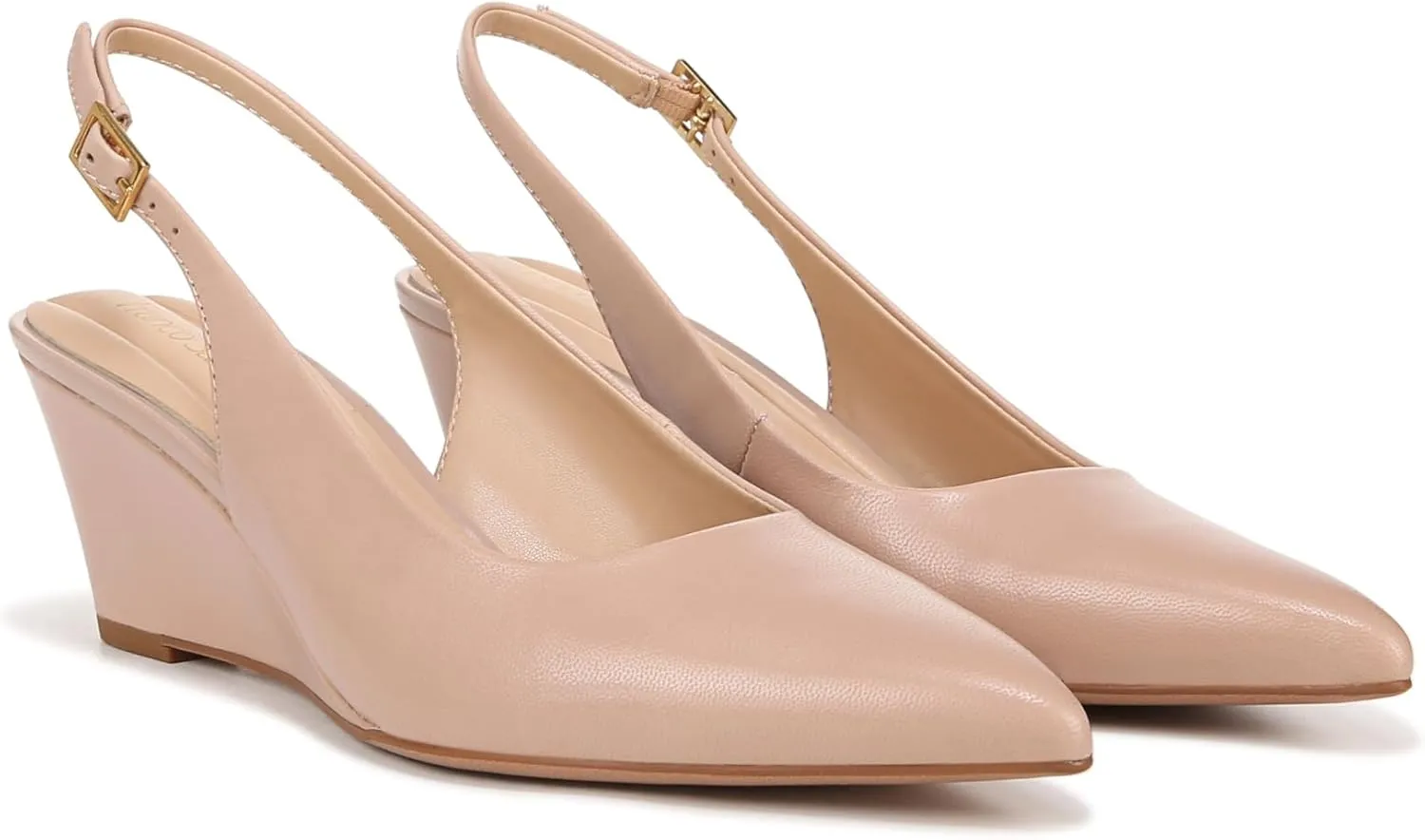 Franco Sarto Women's Tessa Pointed Toe Slingback Wedge Pump