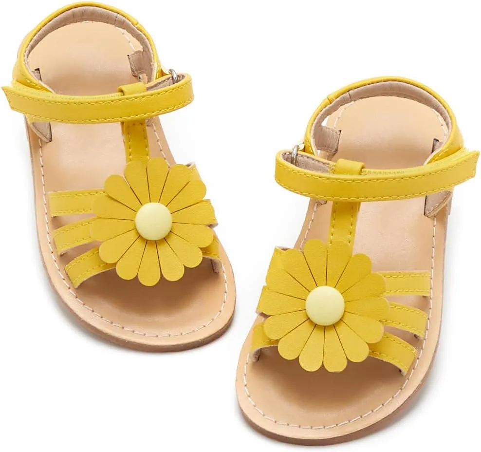 GINFIVE Toddler Girls Sandals Girls Toddler Sandals Little Girls Kids Shoes