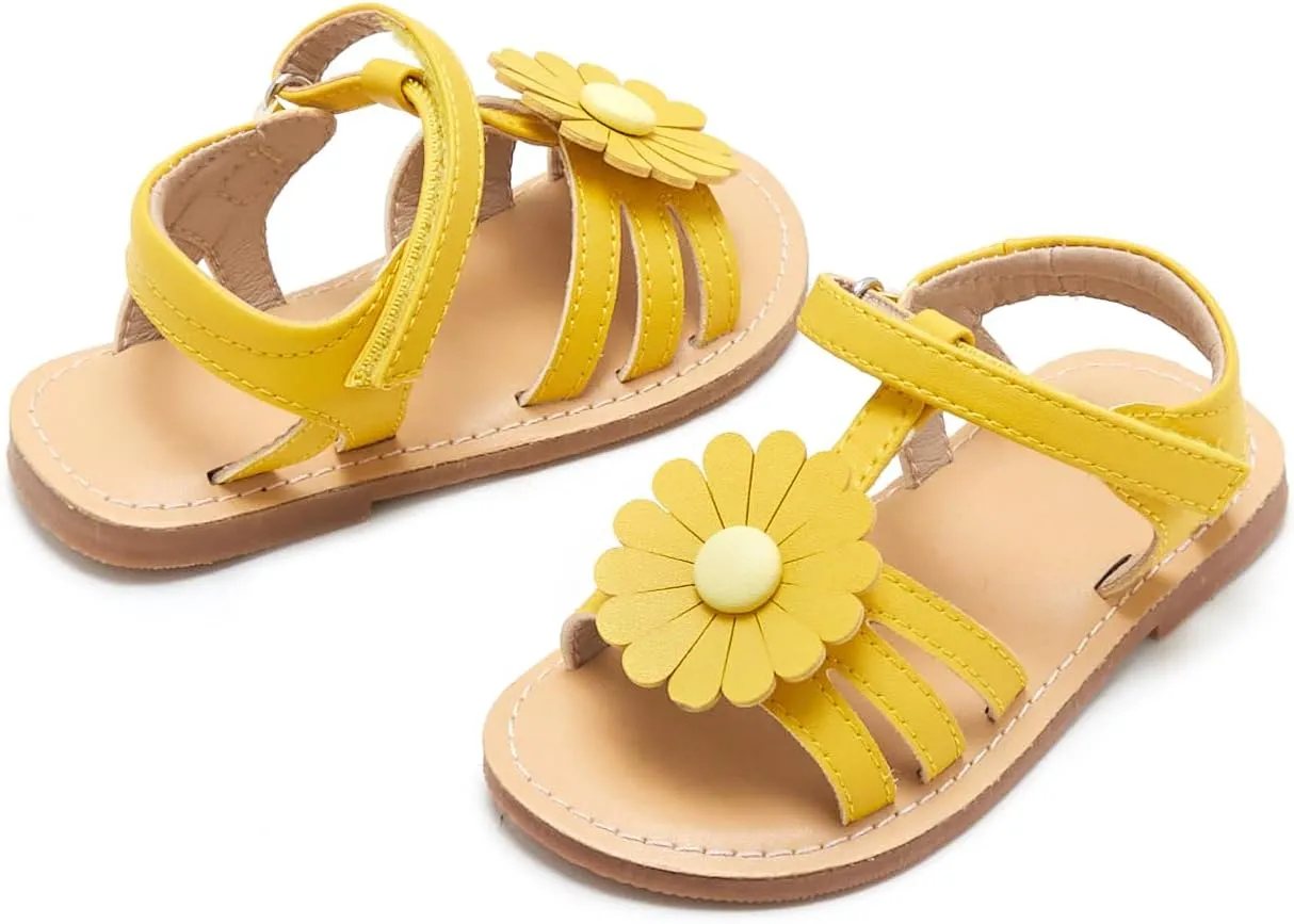 GINFIVE Toddler Girls Sandals Girls Toddler Sandals Little Girls Kids Shoes