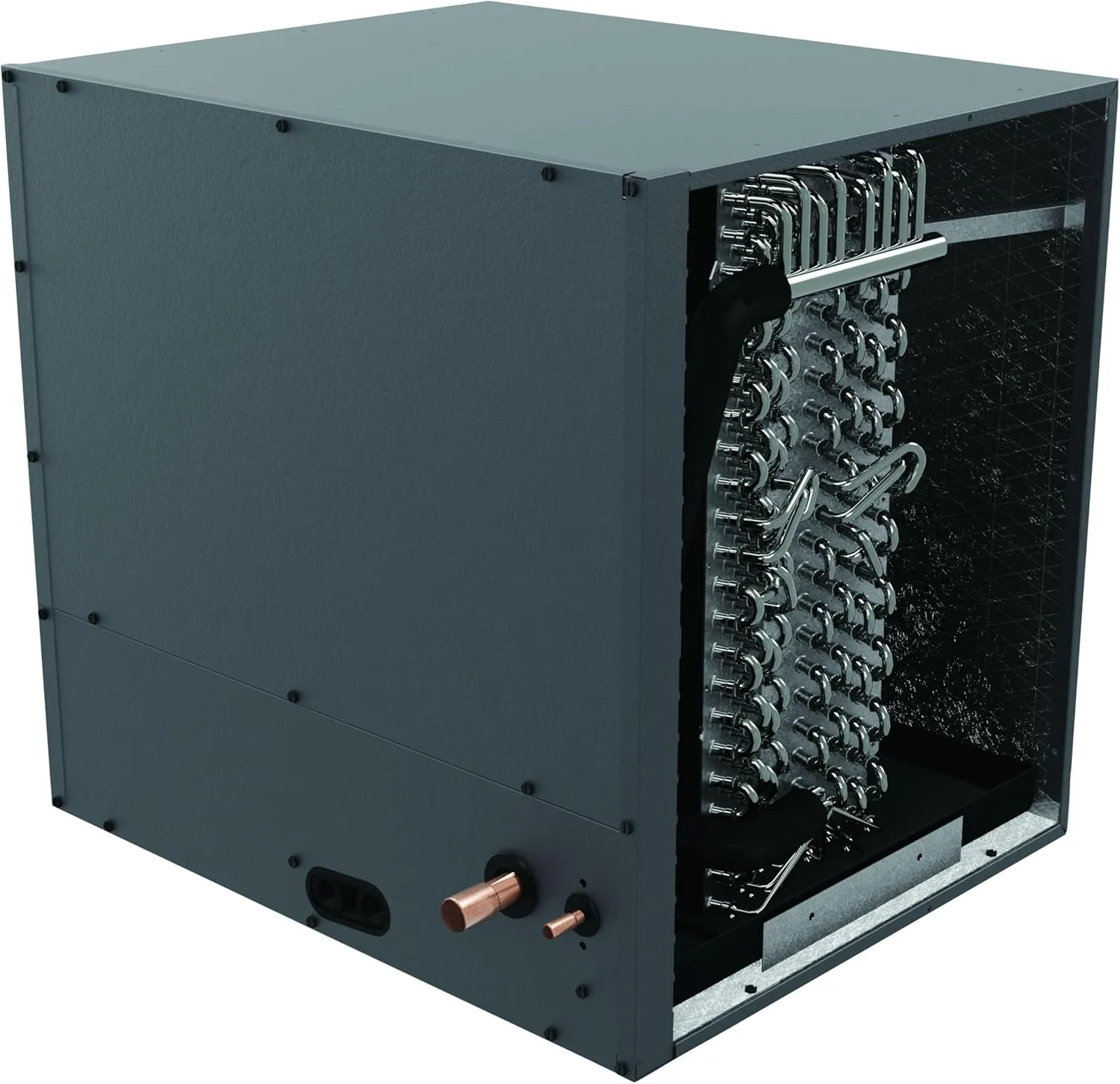 Goodman 4-54 TON 24.5" Tall R-32 Horizontal Cased All-Aluminum Evaporator Coil with leak detector and built in TXV (CHPTA6030D3)