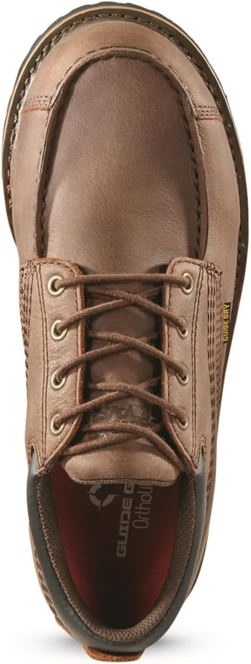 Guide Gear Men's Rugged Timber Waterproof Oxford Shoes; Moisture Wicking Insoles, Casual Footwear