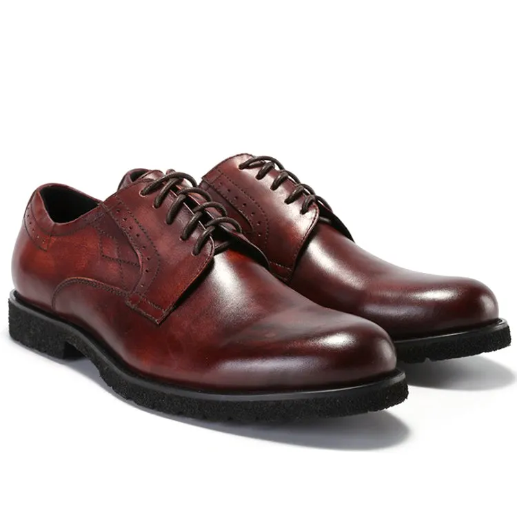 Handmade Premium Leather Oxford Dress Shoes