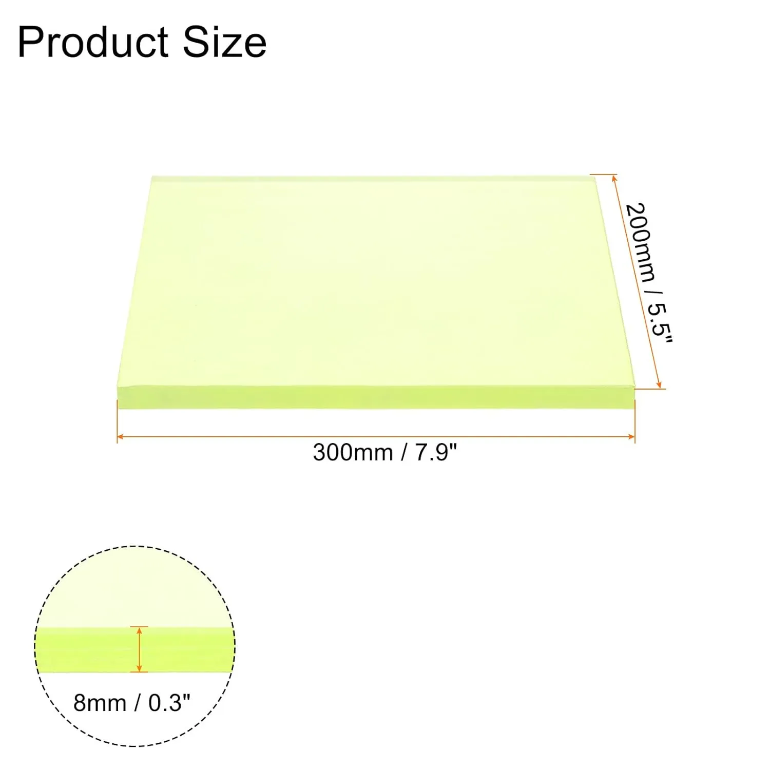 HARFINGTON 2pcs Leather Craft Punching Pad, Stamping Mat, Mute Board Tool for Leather Punch Cutting Hole, 300x200x8mm/11.8x7.9x0.3inch