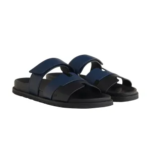 Hermes Chypre Sandal Bleu Obscur / Noir
